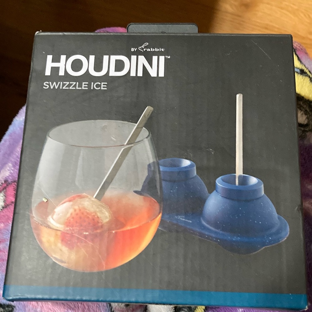 Houdini Swizzle Ice Mold - Classic Blue